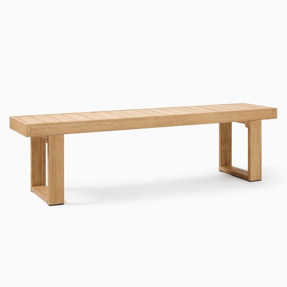 Portside Garden Dining Bench west elm United Kingdom